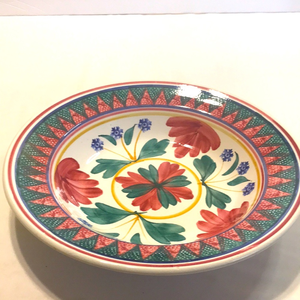 Vintage Nimy Belgium Imperial Royals stick spatter bowl.